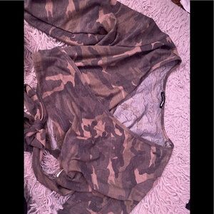 camouflage top